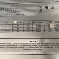 APC Smart-UPS XL 3000VA / 2700W 120V 3U Single Phase UPS (SUA3000RMXL3U)