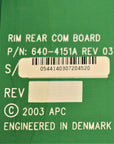 APC Rim Rear Com Circuit Board