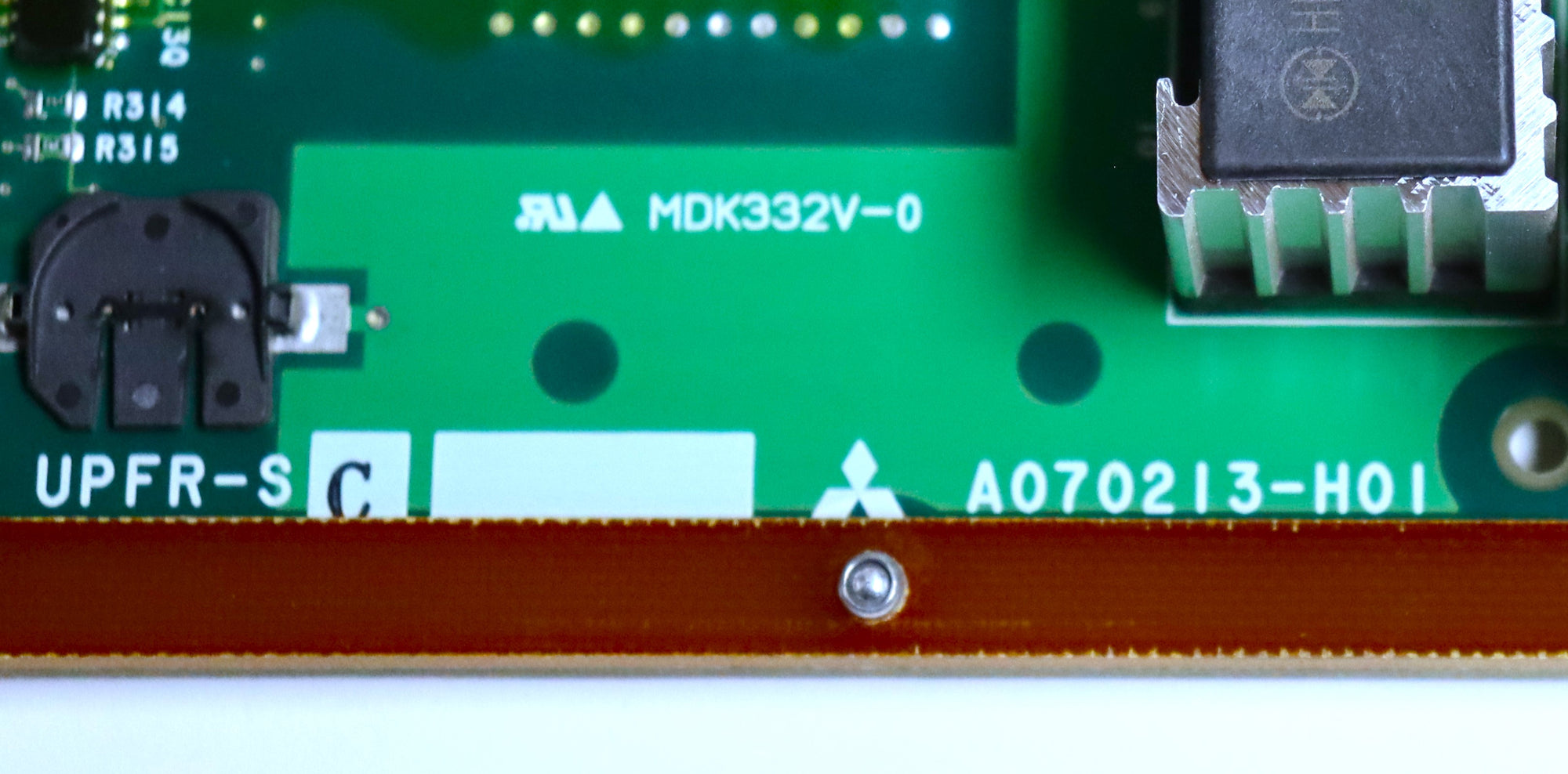 Mitsubishi A070213-H01 UPFR-S Rev C PCB Assembly Board