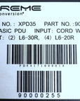 Xtreme Power Conversion 50A 240V Single Phase Basic PDU (XPD35)