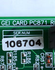 Gamatronic UPS 10kVA 3/3 GE PN GEI Card PC871 REV III Inverter Control Board