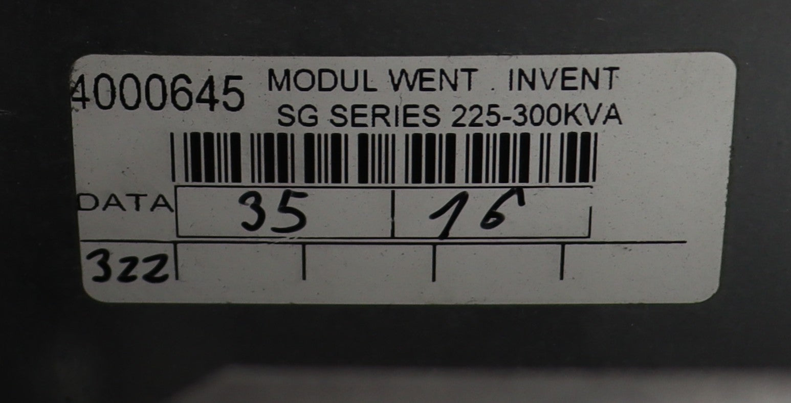 GE SG UL Series S2 225kVA SG Series 4000645 Inverter Fan Module