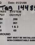 Liebert NPOWER Maintenance Bypass 480V (37MB130AAC62Q)