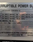 Mitsubishi 2033D Series 80kVA / 64kW 480V Online Double Conversion UPS (UP2033D-C803DU-2)