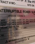 Mitsubishi 2033G Series 30kVA / 24kW 208V 3Ph UPS System (UP2033G-A303SU-2)