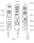 Riello Sentinel RT 1kVA-3kVA backend output/input view