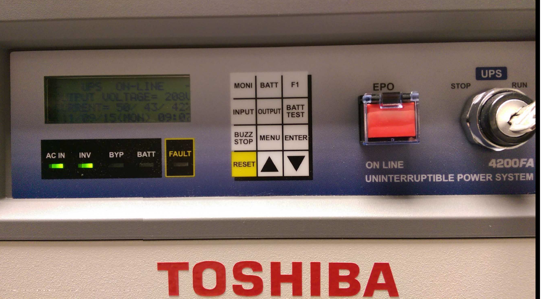 Toshiba 4200 UPS & Battery Cabinet