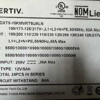 Vertiv GXT5 10kVA/10kW 208/120V Online Double Conversion Rack/Tower UPS (GXT5-10KMVRT6UXLN)