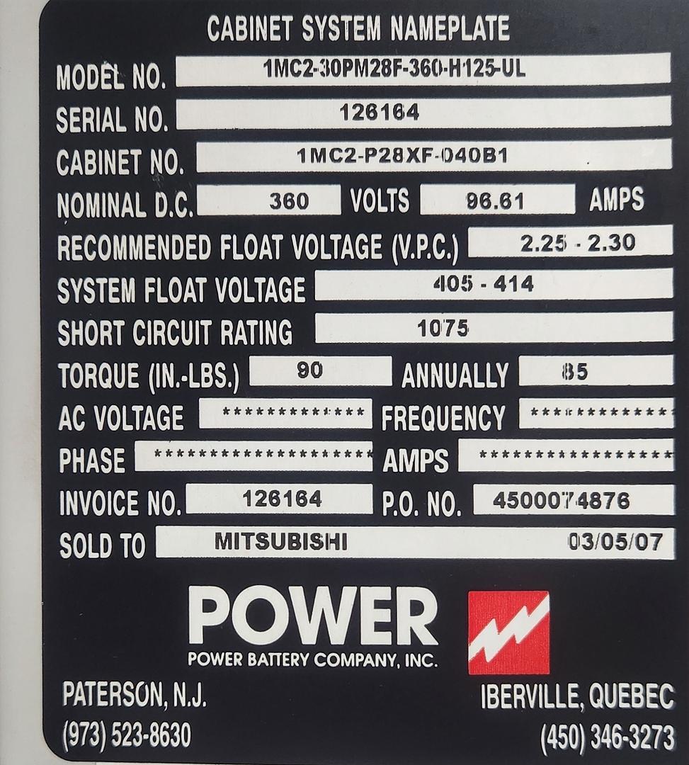 Battery Cabinet