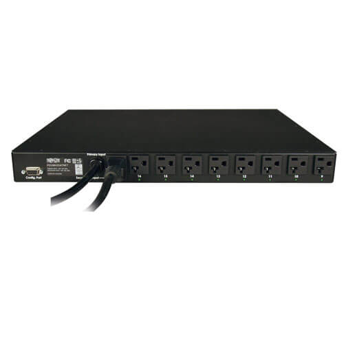 Eaton/Tripp Lite 1.9kW 120V 1U Single Phase Automatic Transfer Switch PDU (PDUMH20ATNET)