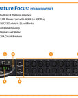 Tripp Lite Switched PDU 208/240V 2U Rack-Mount Power (PDUMH30HVNET)