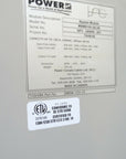 Toshiba MBSW-250-F2/MBMB100-2AL08 100A 208V 3Ph Maintenance Bypass Cabinet