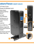 Eaton / Tripplite Smart LCD 1500VA/900W 120V Line Interactive Rack/Tower UPS (SMART1500LCD)