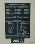 ABB SACE S3N AL91563058 3-Pole 200A 400VAC Circuit Breaker