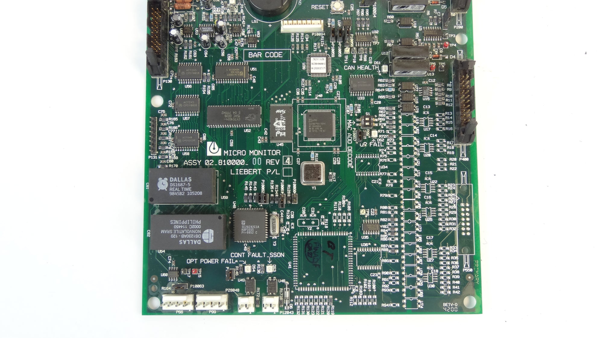 Liebert N Power Micro Monitor Board