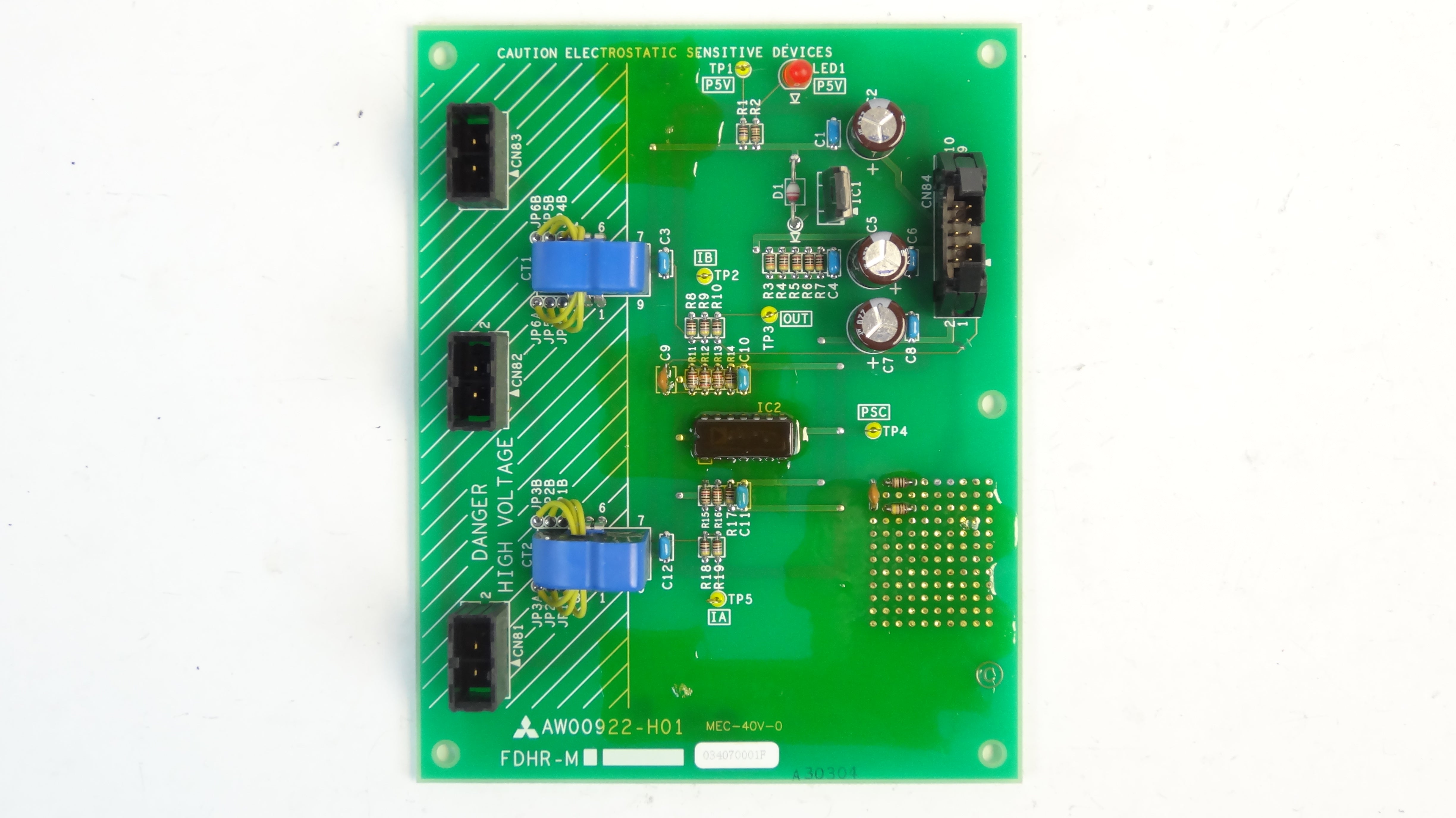 Mitsubishi AW00922-H01 FDHR-M 034070001F UPS PCB Board Assembly