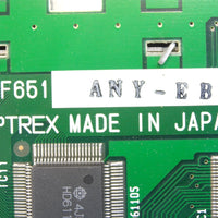 Optrex Circuit Board and Display Assembly