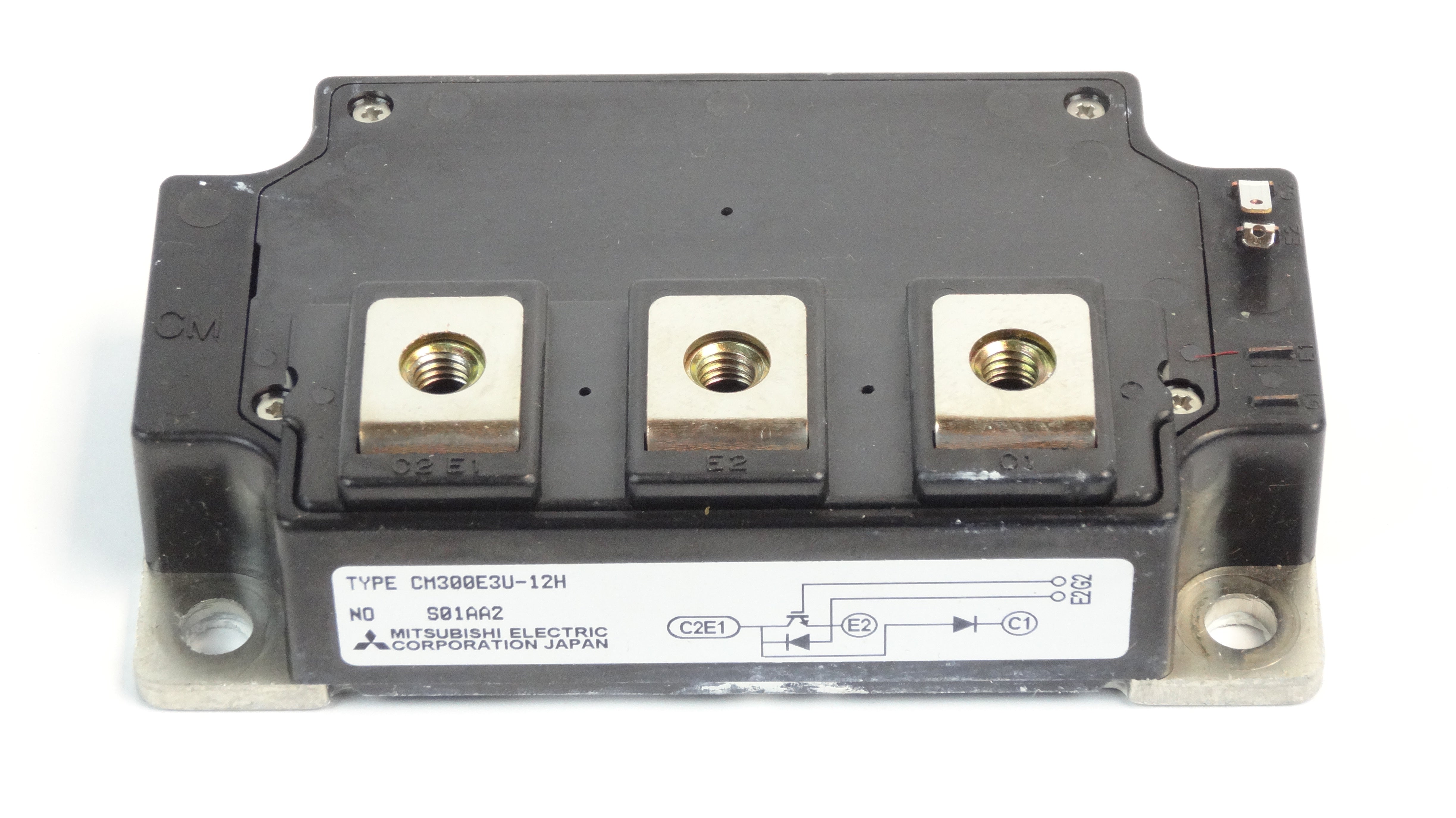 Mitsubishi CM300E3U-12H S01AA2 300 Amp IGBT Module For High Power Switching  Use