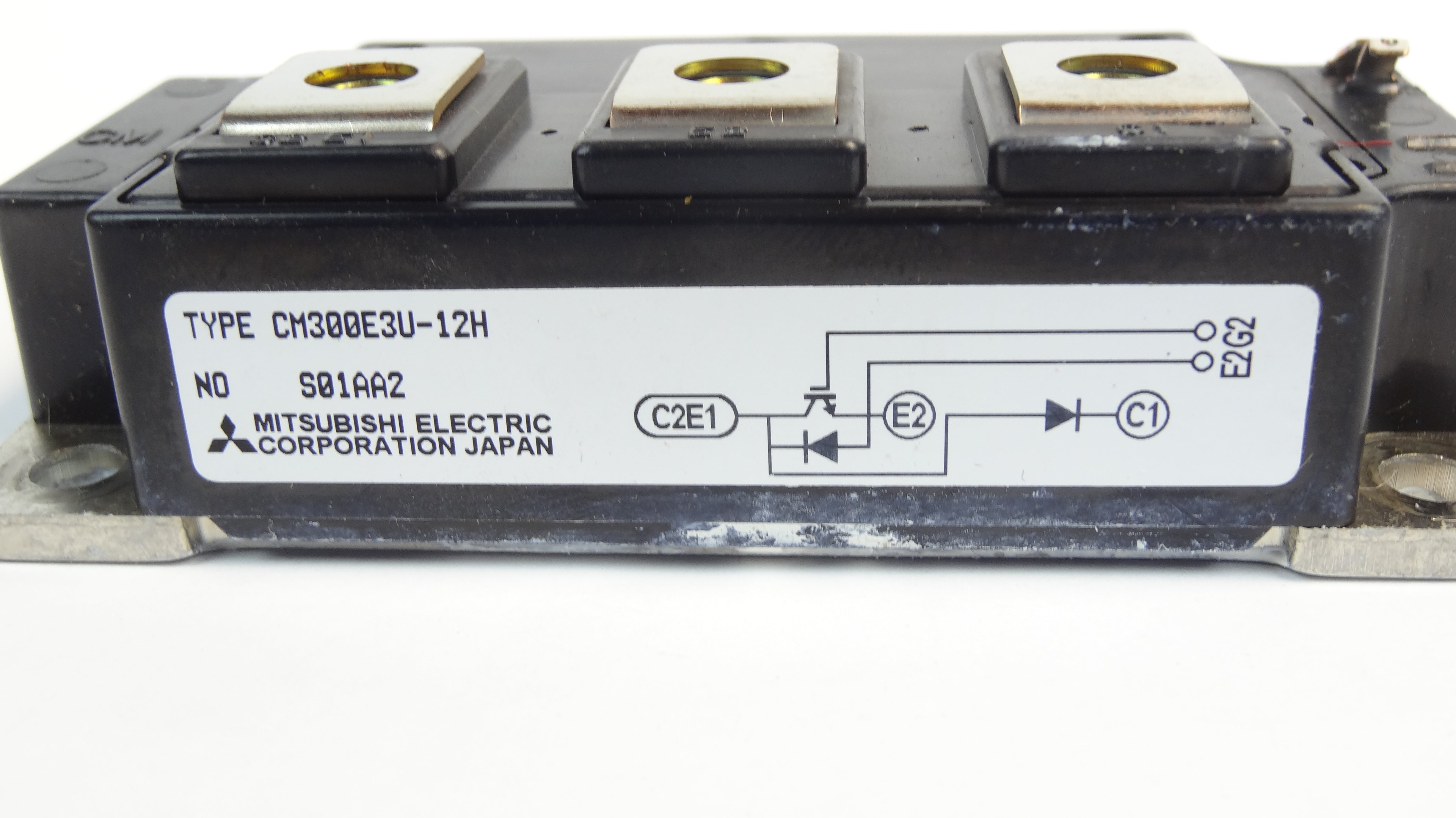 Mitsubishi CM300E3U-12H S01AA2 300 Amp IGBT Module For