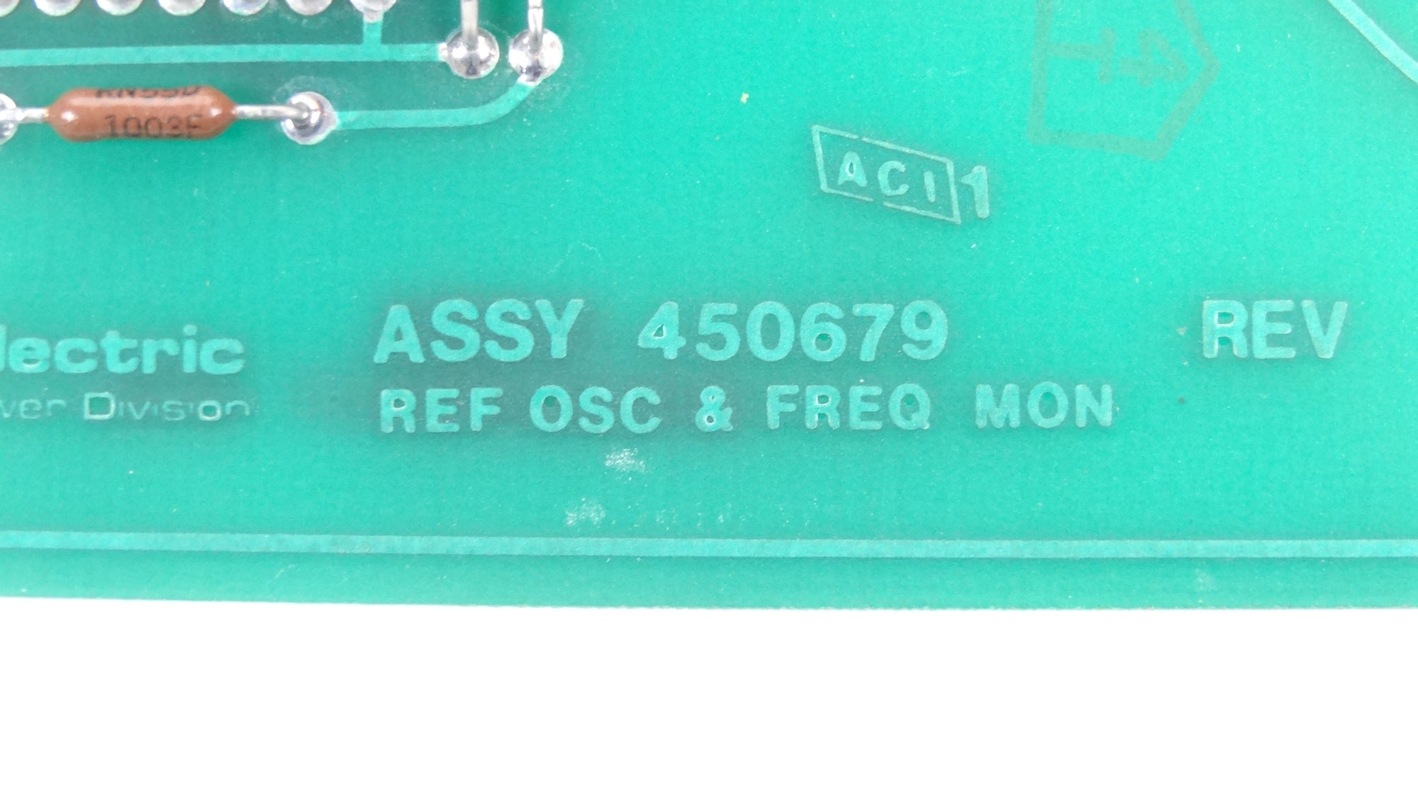 Franklin Electric  Ref OSC & Freq Mon Board
