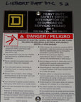 Square D Single Throw Non-Fusible Enclosed Switch