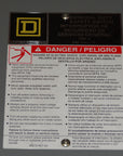 Square D Non-Fusible Enclosed Switch