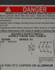 Square D Double Throw Non Fusible Safety Switch