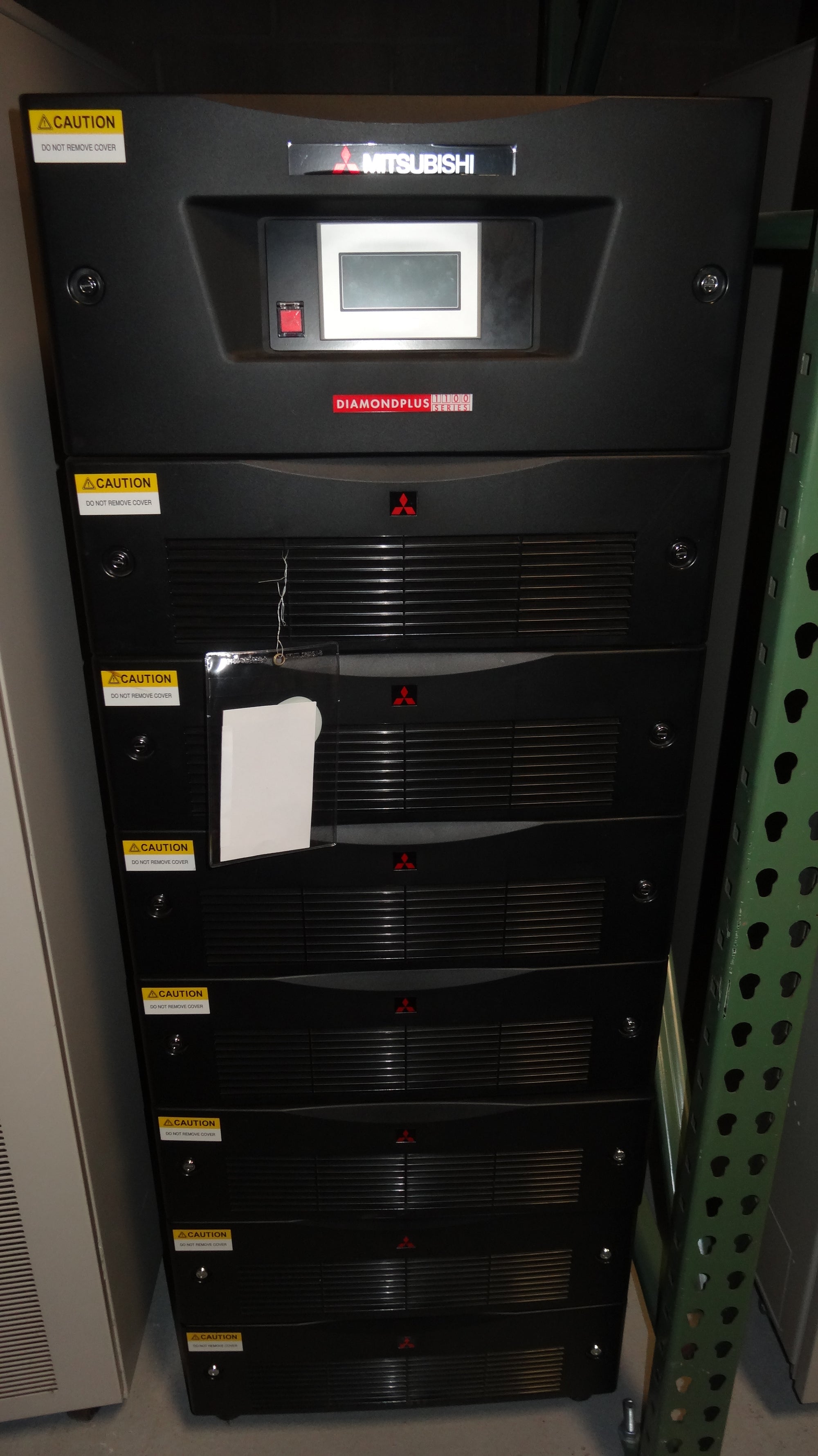 Refurbished Mitsubishi DiamondPlus 1100 Series 50kVA 45KW 208VAC 3Ph UPS System
