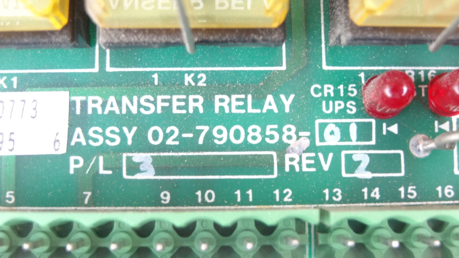 Liebert / Emerson Transfer Relay Board