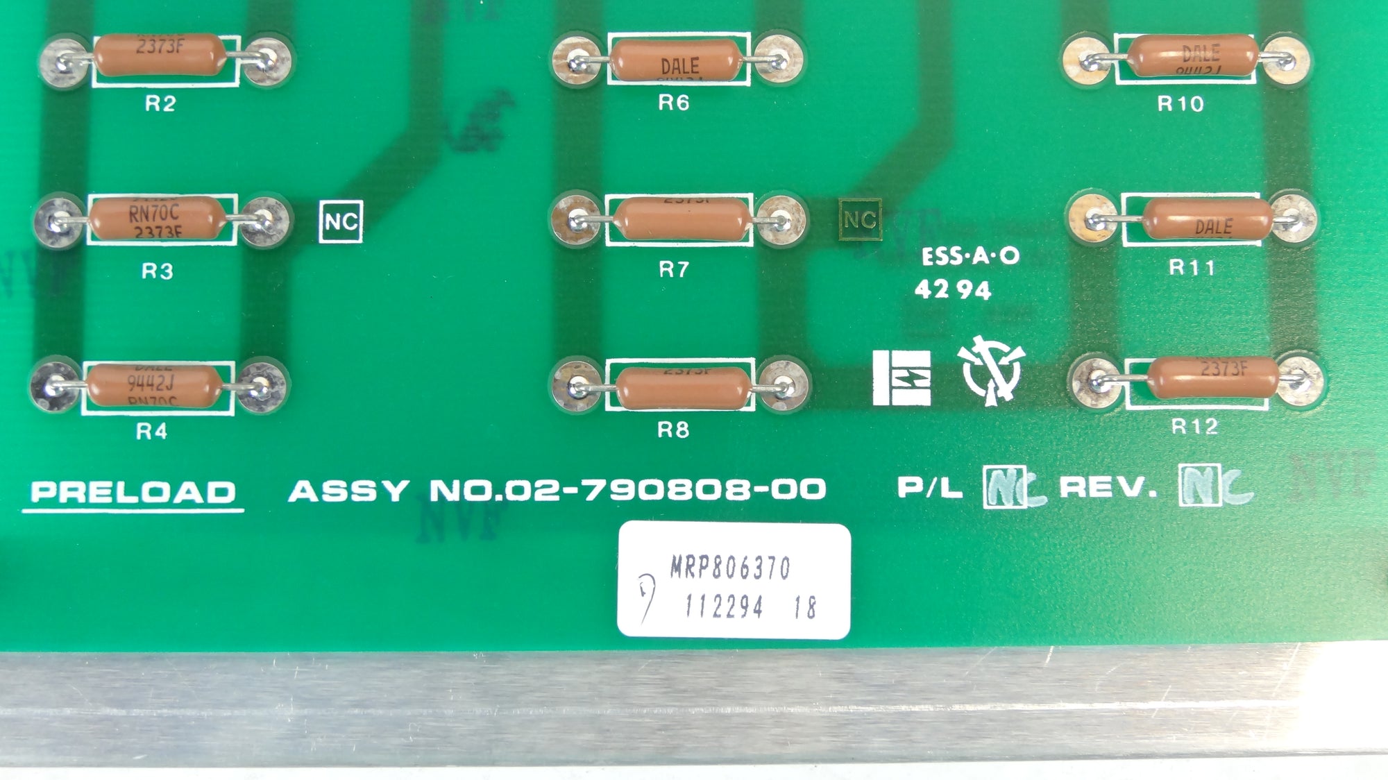 Liebert / Emerson Preload Board