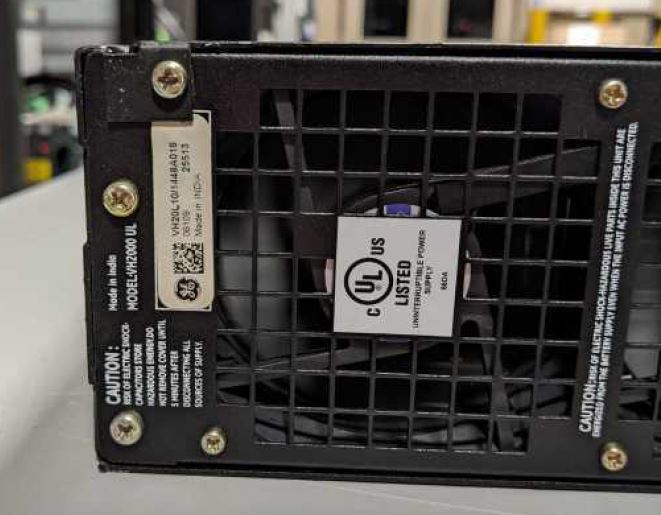 GE VH Series 2000VA/1740W 120V Online Double Conversion Rack/Tower UPS (25513)