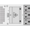 GE VH Series 24746 3000VA/2740W 120V Online Double Conversion Rack /Tower UPS