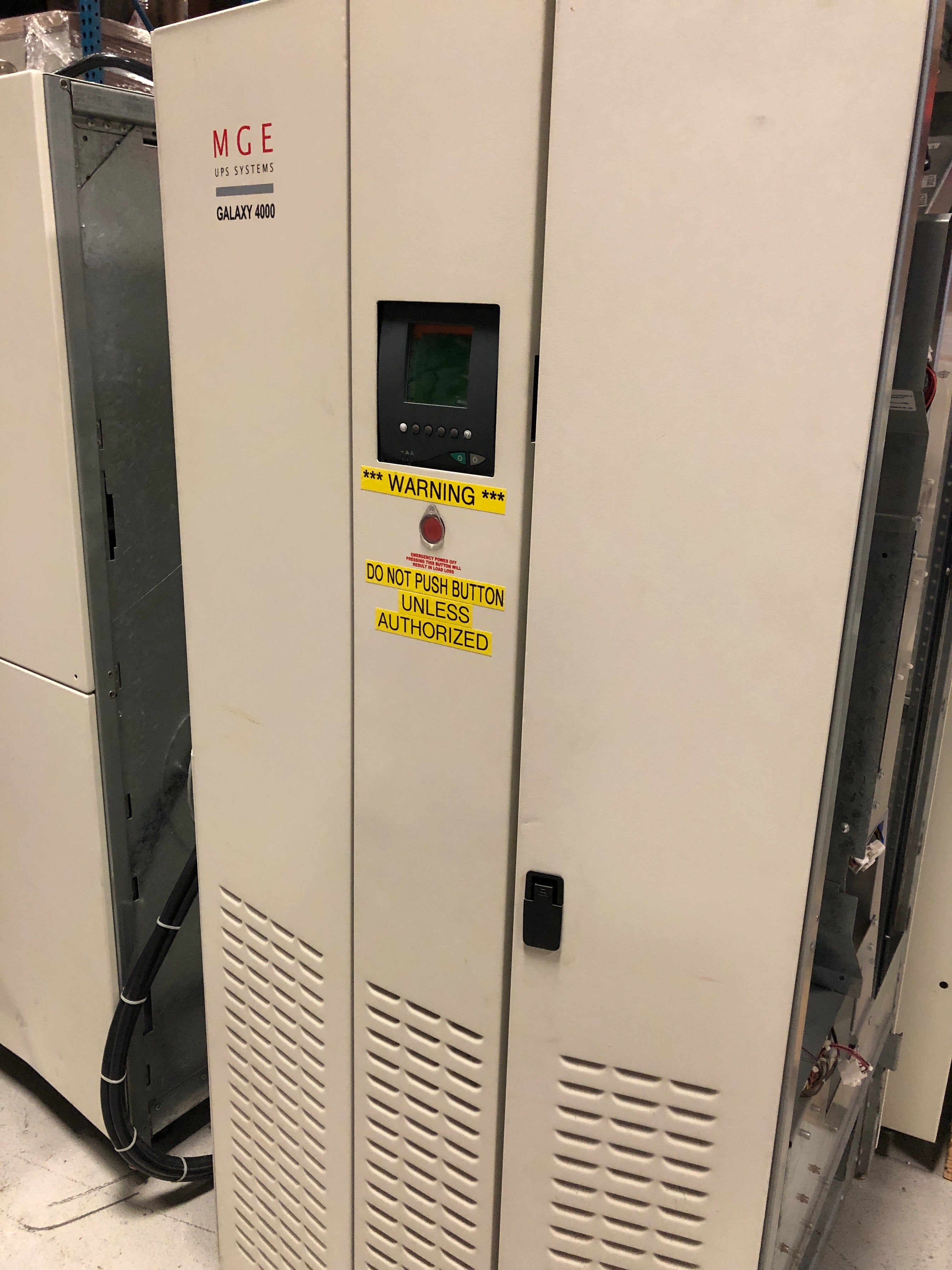 MGE Galaxy 4000 65kVA UPS System and Battery (208V) Critical