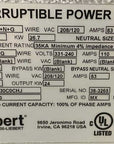 Liebert NX 30kVA / 24kW 3-Phase UPS Battery Backup System (Tested)