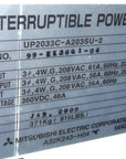 Mitsubishi 2033C 20kVA 16kW 208V 3-Phase UPS System