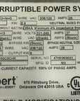 Liebert NX 10kVA / 8.9kW 3-Phase UPS Battery Backup System (Tested)