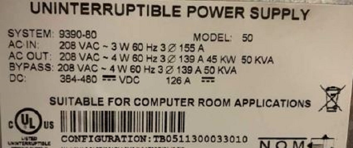 Eaton UPS Battery Backup System