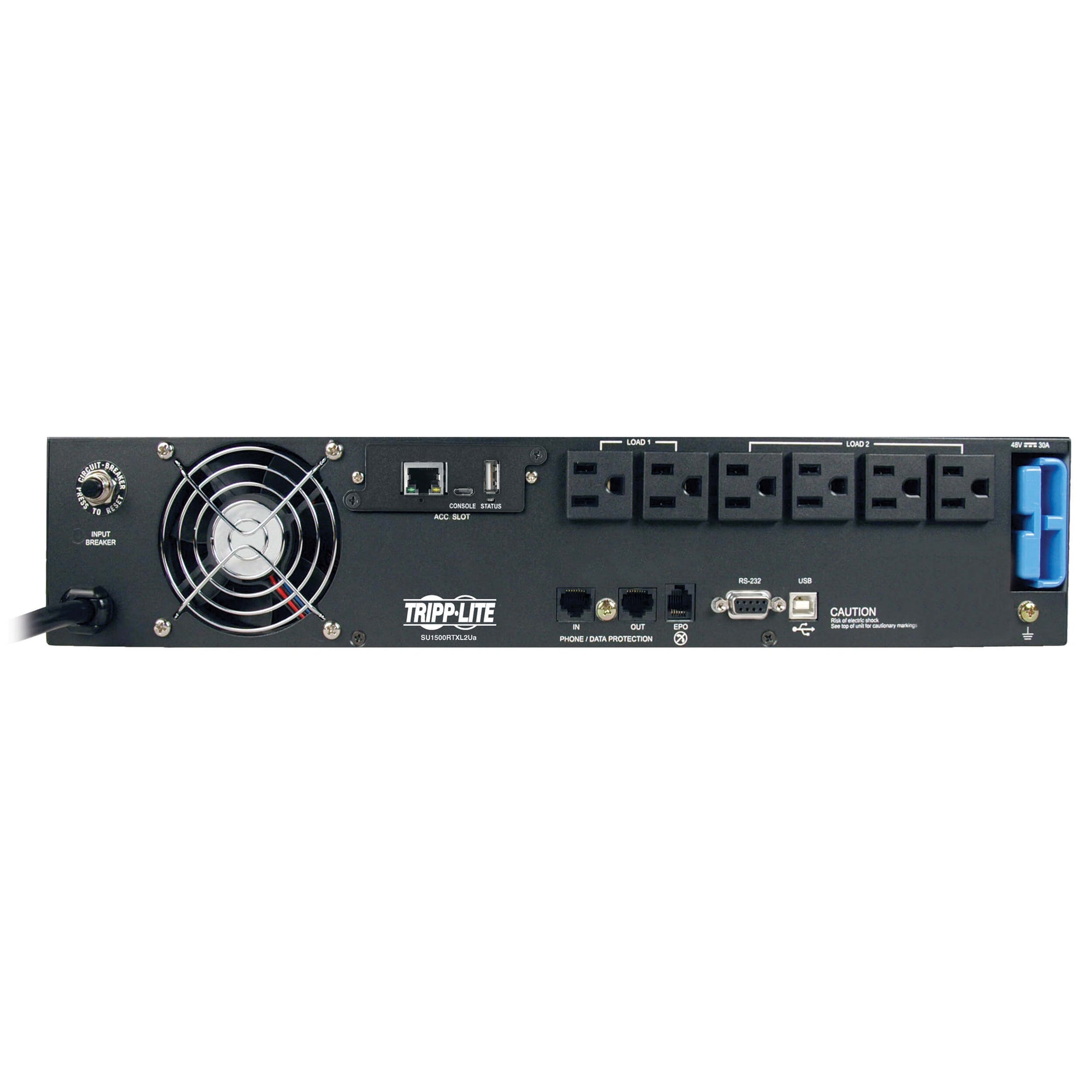 Tripp Lite SU1500RTXL2UN Ups Smartonline 1500VA 1200W 120V 2U Online UPS