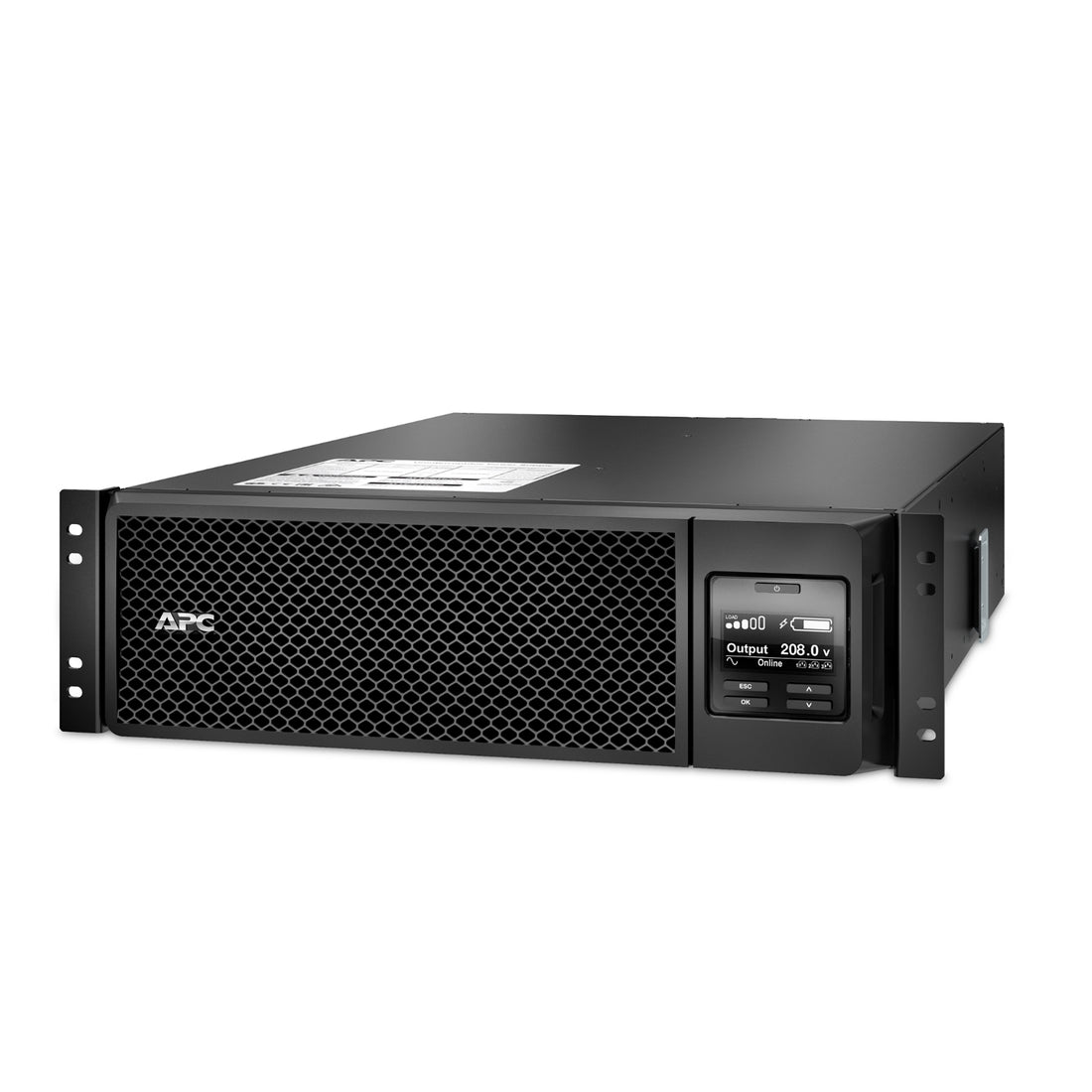 APC Smart-UPS Online 5.4kVA 208V 3U Rack/Tower UPS (SRT5KRMXLT)