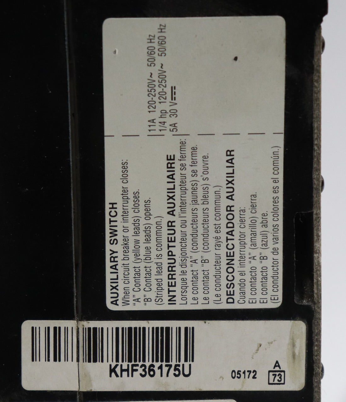 Square D KAL361751395 175A 600V Circuit Breaker