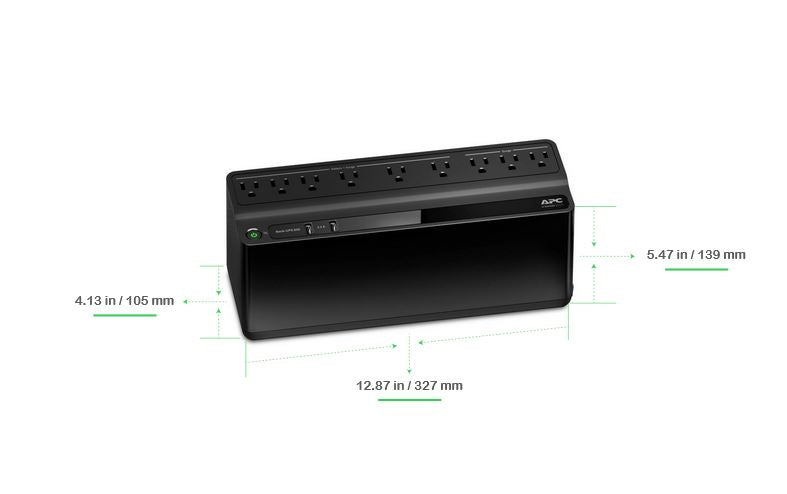 APC 850VA/450W 120V Back-UPS (BE850G2)