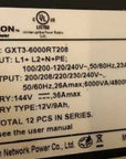 Liebert GXT3 6000VA / 4800W 208V Hardwired Online UPS System (GXT3-6000RT208)