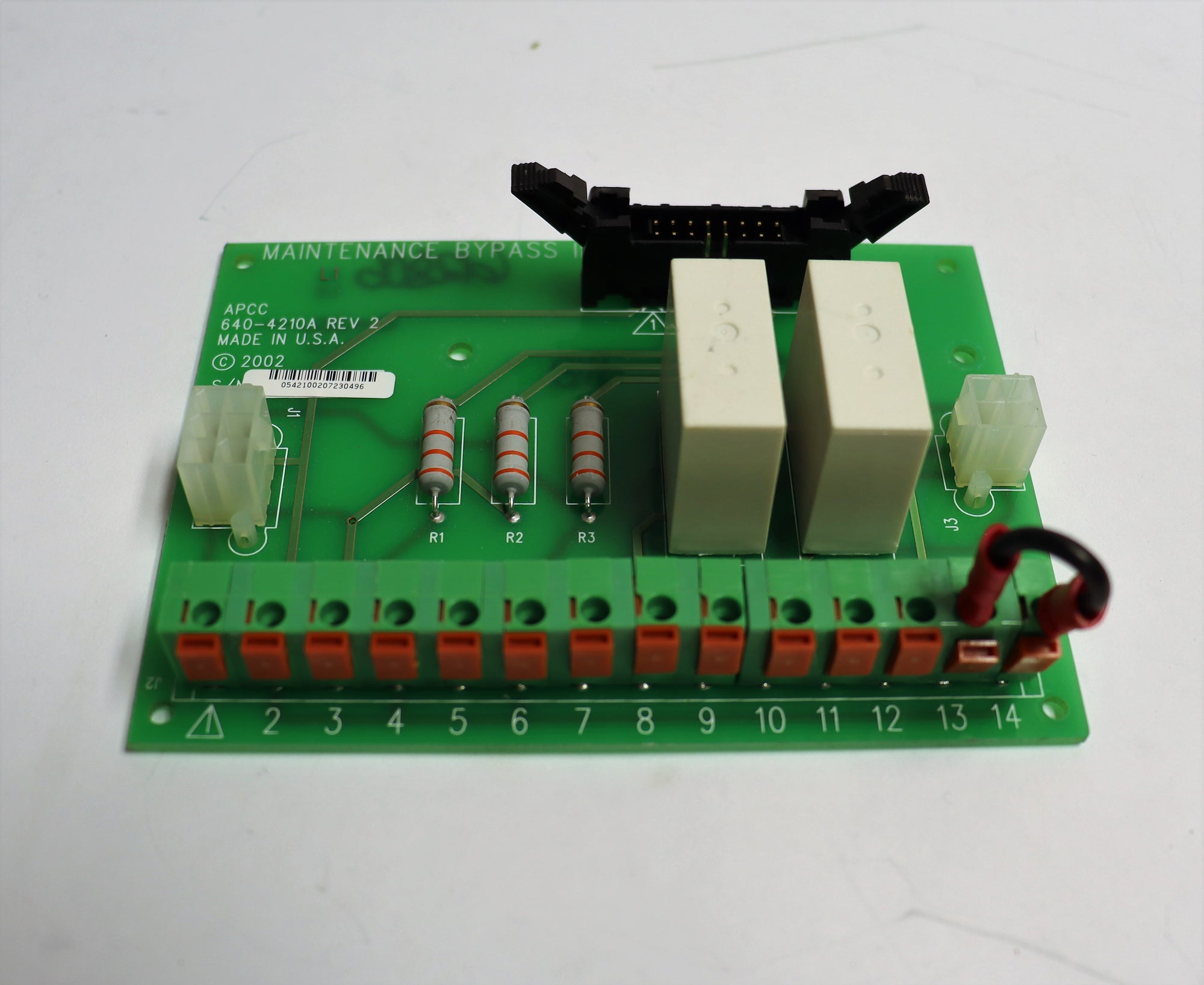 APC Maintenace Bypass Interface Board