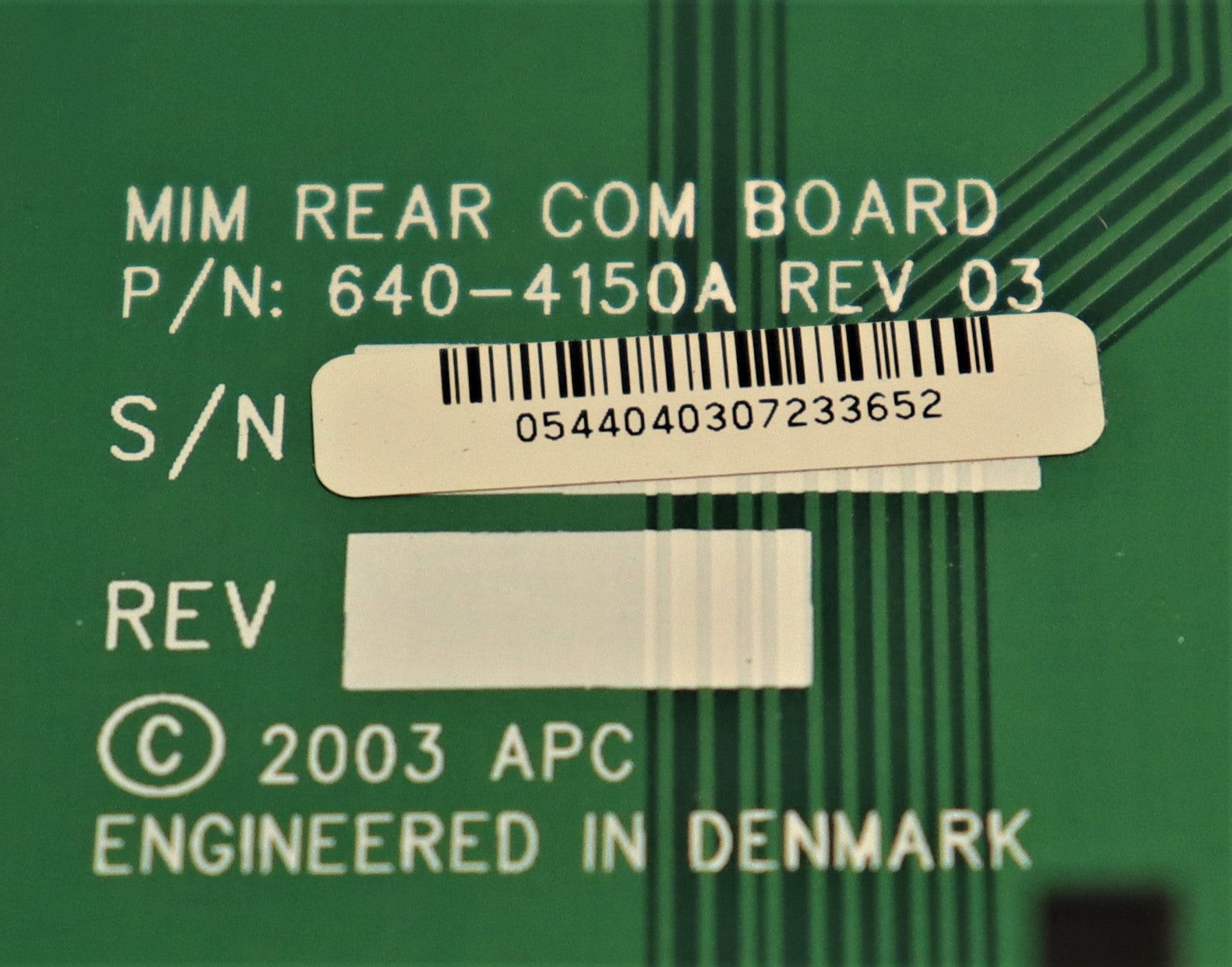 APC circuit board 