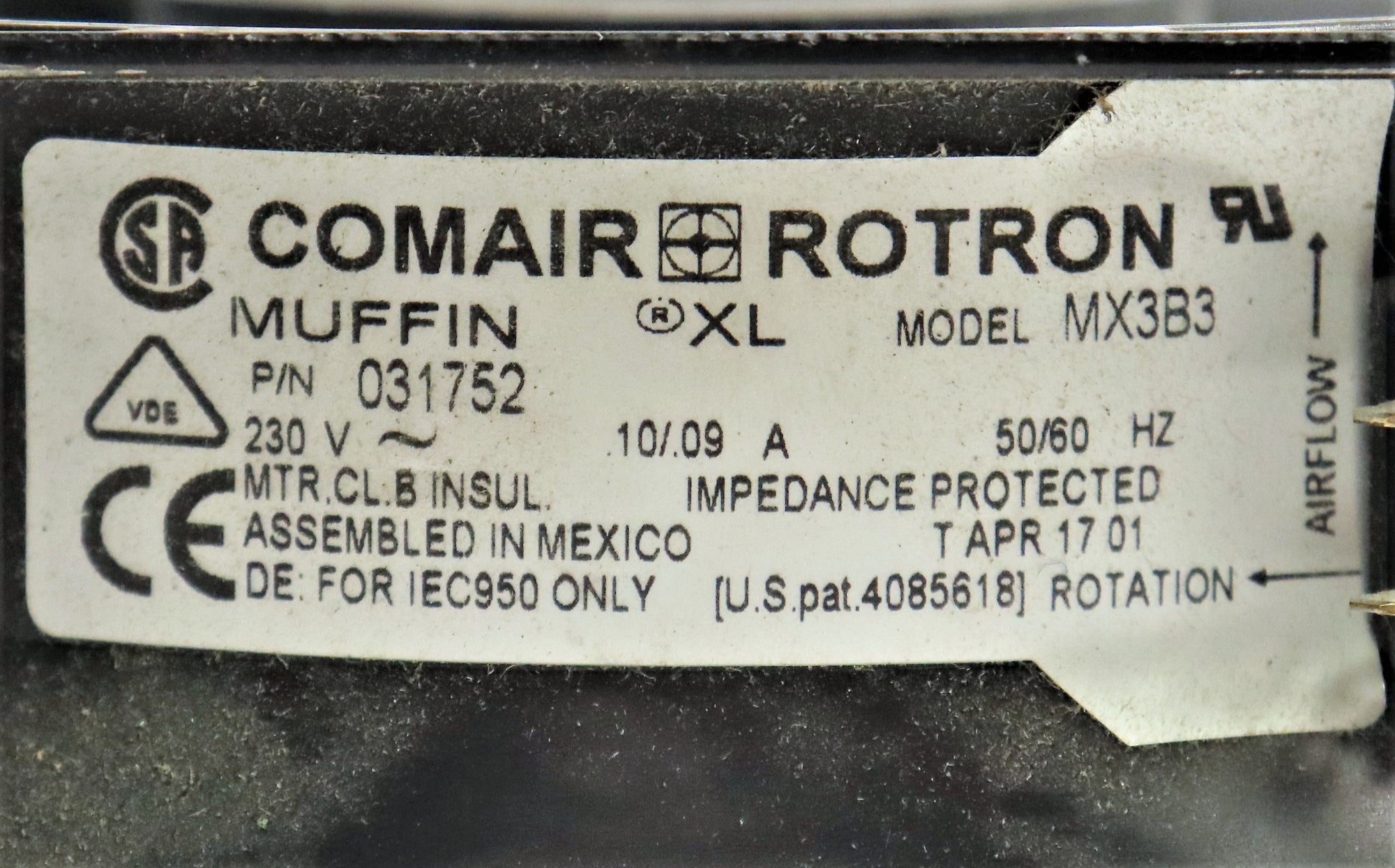 Comair Rotron Fan