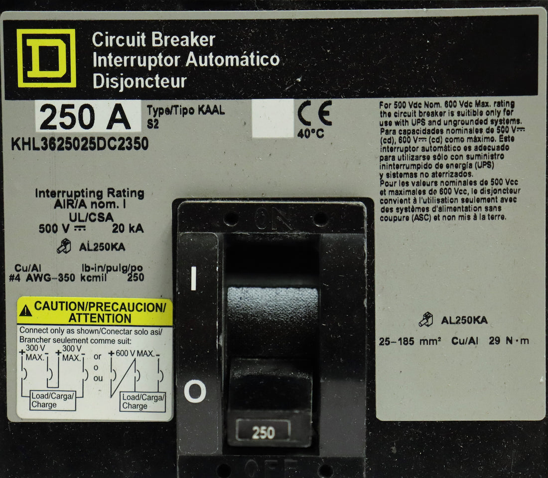 Square D Circuit Breaker 