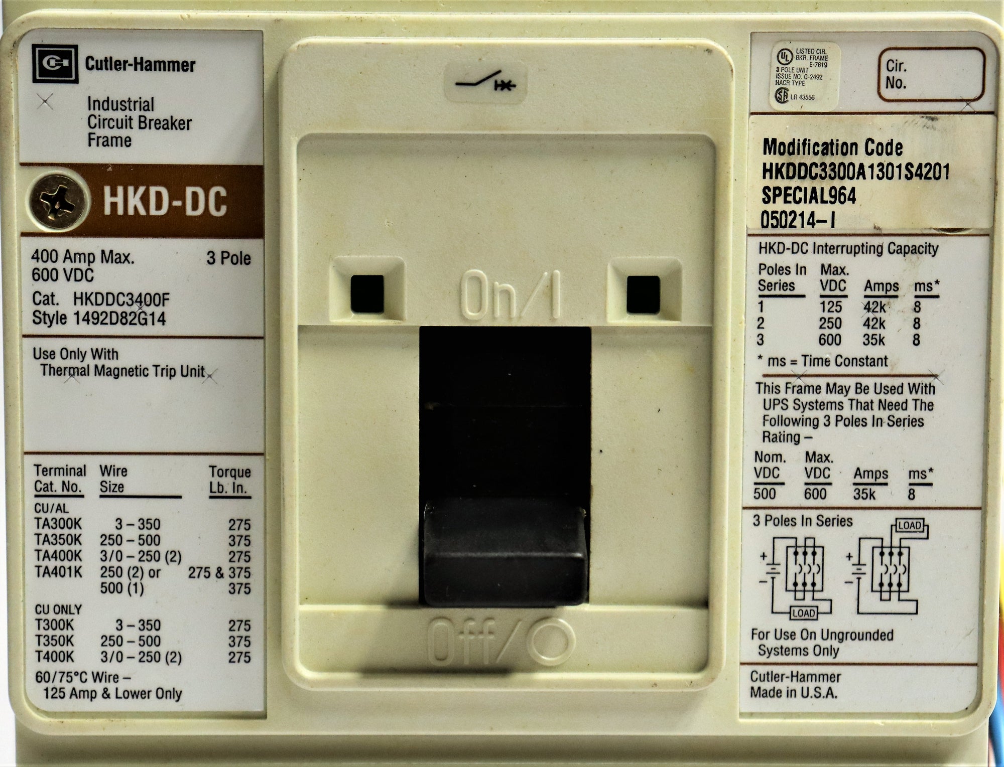 Eaton Circuit Breaker 