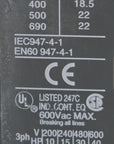 ABB 123115015-001 A40-30-01 Contactor(A201151110031112)