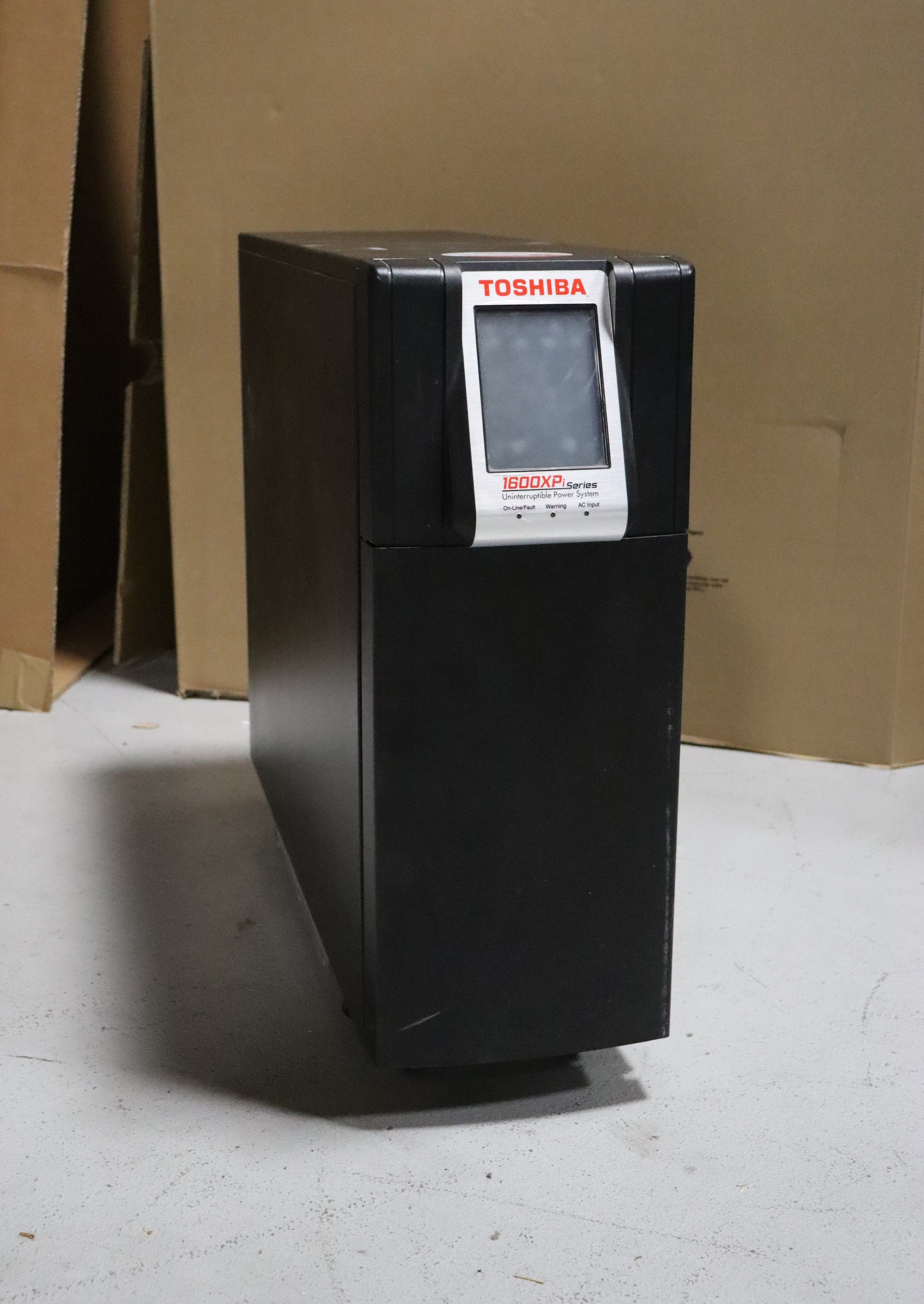 Toshiba 1600XPi 6kVA / 5.1KW 208/240V Hardwired In/Out Online Tower UPS (Pre-owned)