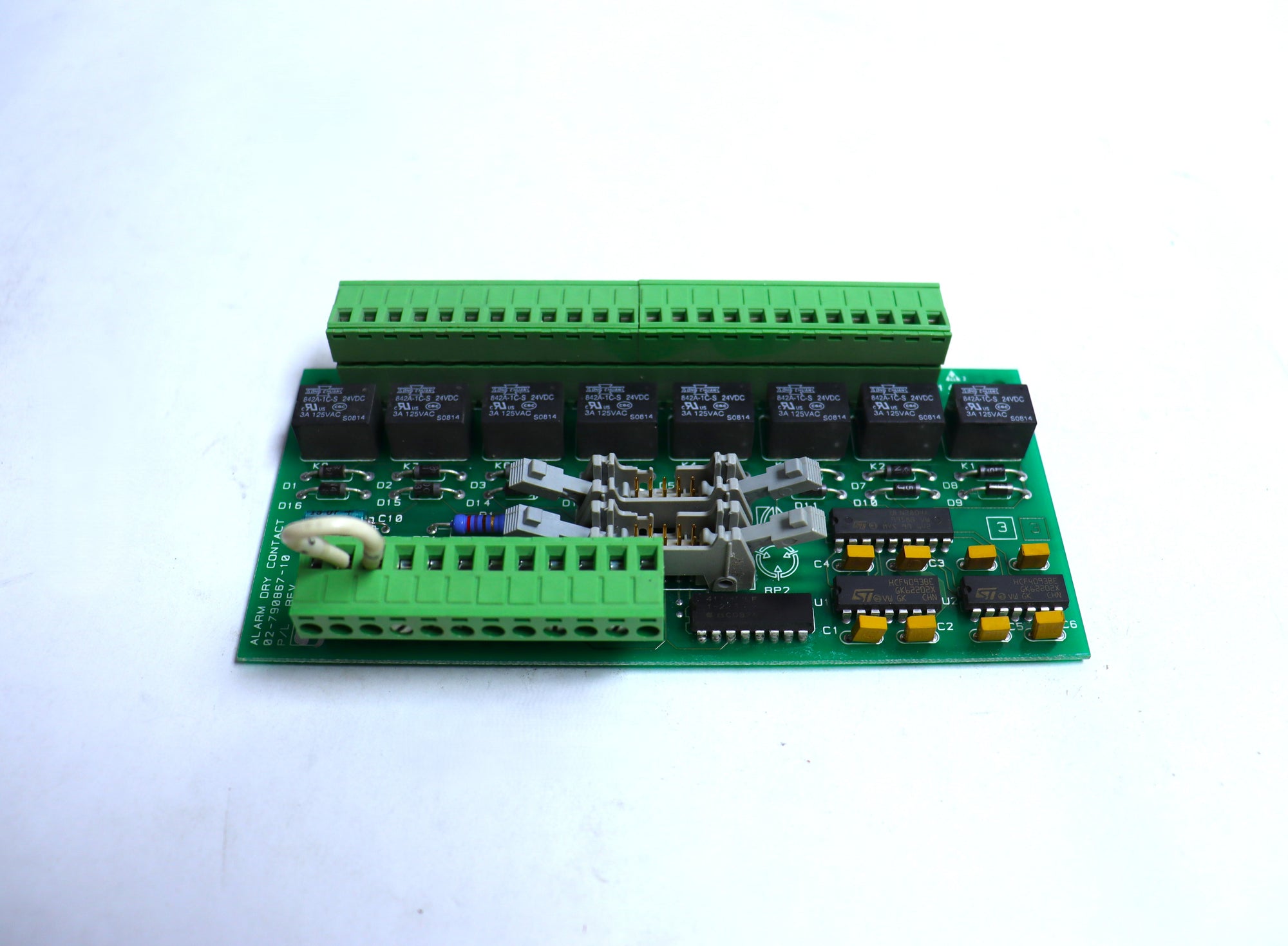 Liebert 02-790867-10 REV 3 P/L S Alarm Dry Contact Board